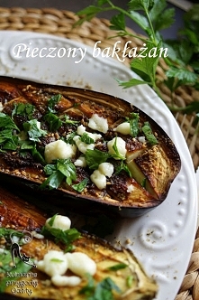 Pieczony bakłażan z zata ...