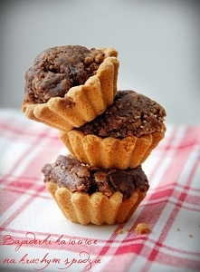 Bajaderki kawowe na kruchym spodzie