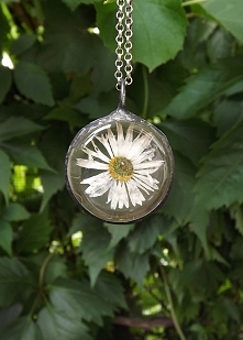 Wisiorek ze stokrotką. Acoya Jewellery