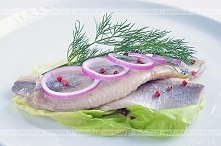 Śledzie w sosie winegret