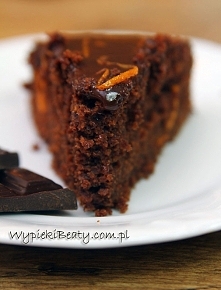 Czekoladowo-pomarańczowe ciasto Nigelli - Wypieki Beaty