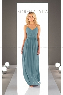 Sorella Vita Chiffon Floor Length Bridesmaid Dress Style 8746