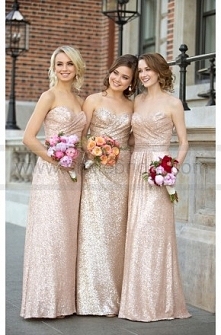 Sorella Vita Long Metallic Sequin Bridesmaid Dress Style 8834