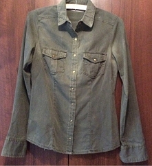 koszula militarna S Stradivarius