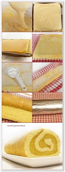 ROLADA BISZKOPTOWA - przepis podstawowy (przepis po kliknięciu w zdjęcie)