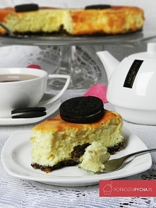 PYSZNY SERNIK NA SPODZIE Z CIASTEK OREO! :)