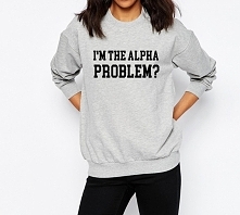 Bluza z napisami I'M T...