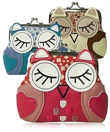 Ostatnio takie portfele mi się spodobały. Macie takie? Sowy są bardzo modne, ale mają też w ofercie kotki itp.