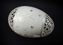 rzeźbiona wydmuszka ażurowa pisanka Sylwia Krasoń-Nowińska Quillart Lublin