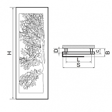 Albero LED firmy Radeco
to grzejnik z płaskim frontem. Połaczenie stali i kolorowego szkła z motywem płaskorzeźby - metalowego drzewa,który posiada podświetlenie LED