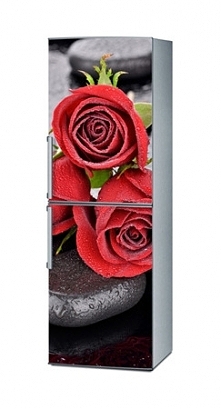 Naklejka na lodówkę - Samotne róże 1133