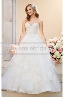Stella York A-line Wedding Dress With Lace Bodice Style 6330