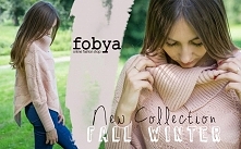 Sweter- poncho- pudrowy róż, nude