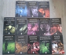 Anne Rice - Kroniki wampirów pdf 1.1976 Wywiad z wampirem (Interview with the Vampire) 2.1985 Wampir Lestat (The Vampire Lestat) 3.1988 Królowa Potępionych (The Queen of the Dam...