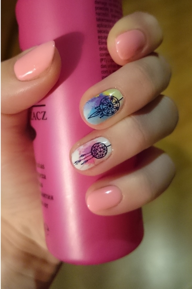 Semilac, blure effect