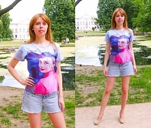 Audrey hepburn w uroczym koszulkowym wydaniu na dariza.pl