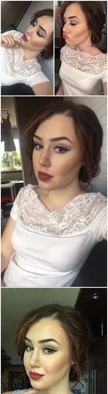 Hej :) niedawno byłam na weselu i po katastroficznym makijażu jaki miałam na mojej 18 zrezygnowałam z makijażystki i sama postanowiłam się pomalować :) makijaż wyrazisty, bo mus...