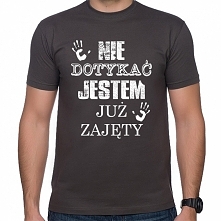 tshirt męski, nie dotykać