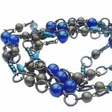 Niebieski naszyjnik w gartagallery.pl