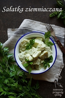 Ziemniaczana sałatka z ziel...