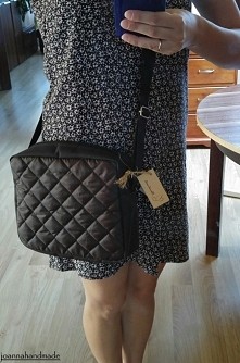 Torebka pikowana, rękodzieło, na sprzedaż.