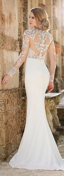 suknia ślubna typu syrena z...