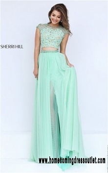 2016 Sherri Hill 50110 Gree...
