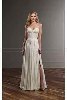 Martina Liana Lace Corset Chiffon Wedding Separates Style Carmen + Shae