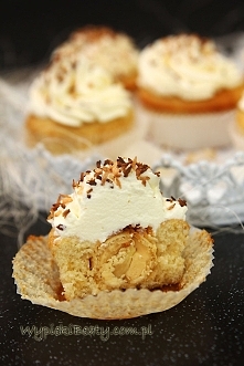 Babeczki raffaello - Wypieki Beaty