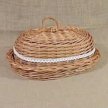 Wiklinowy chlebak owalny
