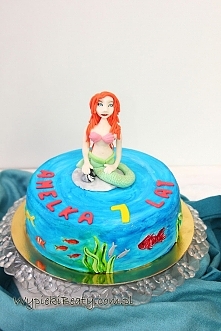 Tort z syrenką - Wypieki Beaty