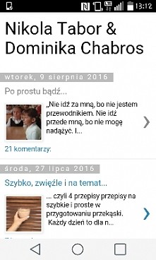 Zapraszam na bloga :) nikoladominikablog.blogspot.com 
Jest min. o modzie i zdrowym stylu życia. Zachęcam do komentowania:*