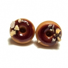 kolczyki donuty
