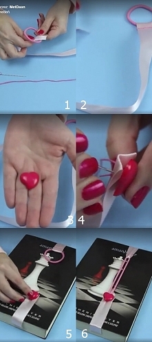 Zakładka do książki z gumki...