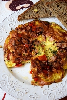 OMLET Z PAPRYKĄ I KOPERKIEM <3 MNIAM!!! ZAPRASZAM NA FITPRZEPISY.COM.PL