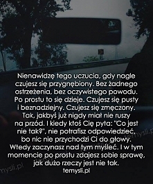 nienawidzę tego uczucia