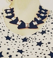 >!< Ważkowa >!< Diy naszyjnik z polarowych skrawków