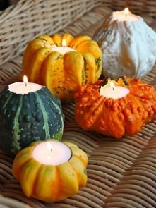 Dyniowe świeczniki