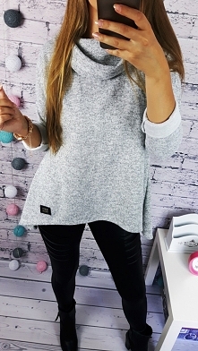 Cudowna bluza z dużym kołni...