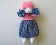 Szmaciana lalka. Wykonanie: Babskie Uroczysko