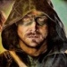 Arrow/Stephen Amell,
praca z 2016 roku,
wykonana kredkami,
ze zdjęcia Stephena znalezionego w internecie