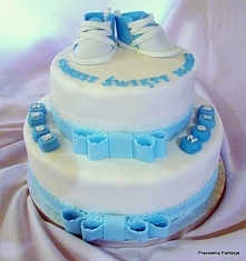 Tort z okazji chrztu