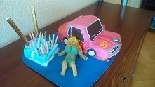 własnoręcznie robiony tort dla mojego męża :-)
