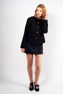 Kurtka wełniana z patchworkiem JUMP