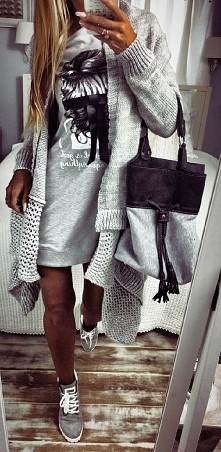 kardigan i buty !! ❤❤❤