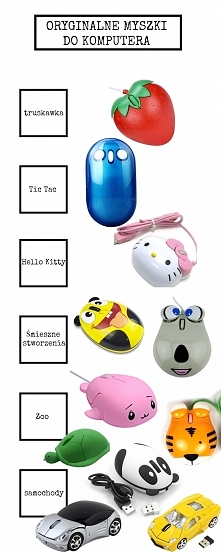 Oryginalne komputerowe mysz...