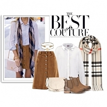 Stylizacja na początek jesieni! Krata zawsze modna!:)