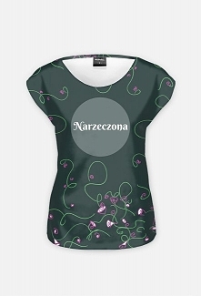 Damska koszulka z napisem "Narzeczona" - super na prezent