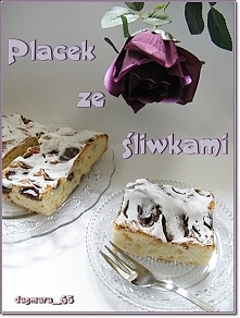 niezwykle prosty, szybki w wykonaniu,smaczny placek ze śliwkami (przepis klik w zdjęcie)