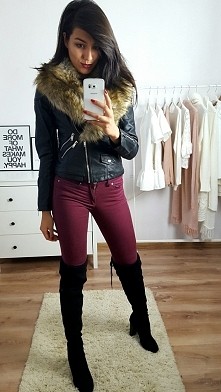 ❤❤❤ piękna kurtka z futerki...